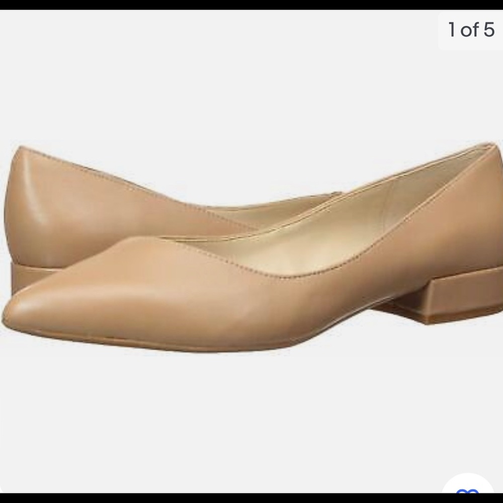 Kenneth Cole Camelia Tan Flats 8.5